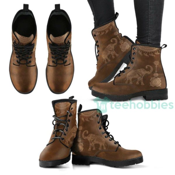 elephant lucky charm leather boots shoes 1 SO3p7 600x600px Elephant Lucky Charm Leather Boots Shoes
