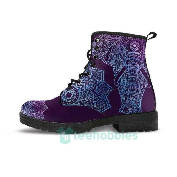 elephant mandala handcrafted leather boots shoes 1 zMeTf 600x600px Elephant Mandala Handcrafted Leather Boots Shoes