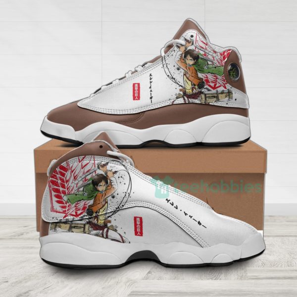 eren jaeger attack on titan custom anime air jordan 13 shoes 1 brw8b 600x600px Eren Jaeger Attack On Titan Custom Anime Air Jordan 13 Shoes
