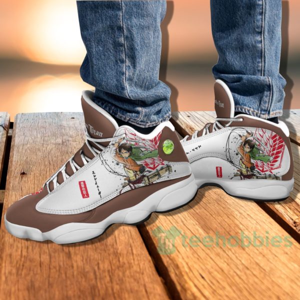 eren jaeger attack on titan custom anime air jordan 13 shoes 4 DxzkR 600x600px Eren Jaeger Attack On Titan Custom Anime Air Jordan 13 Shoes