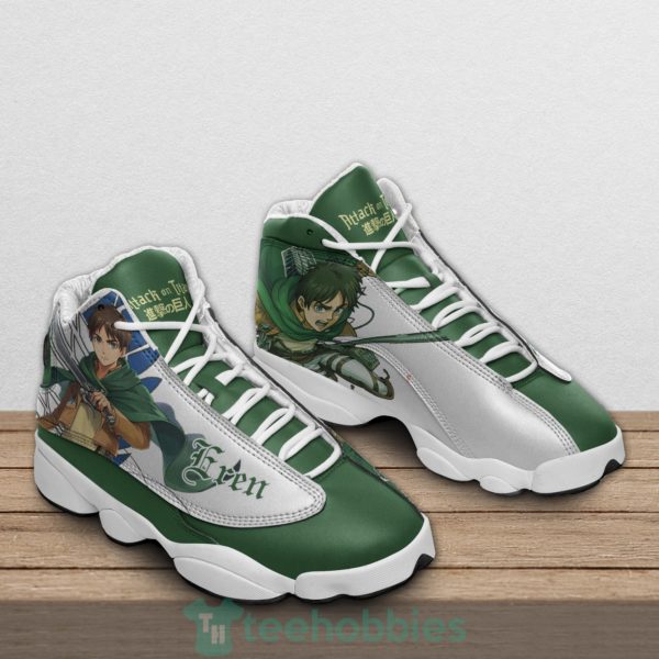 eren yeager custom attack on titan anime air jordan 13 shoes 2 4OLC0 600x600px Eren Yeager Custom Attack On Titan Anime Air Jordan 13 Shoes