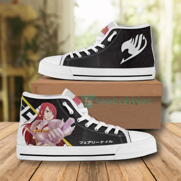 erza scarlet high top canvas shoes custom fairy tail 1 MyZjl 600x600px Erza Scarlet High Top Canvas Shoes Custom Fairy Tail