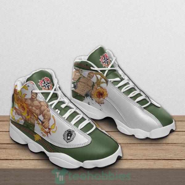 escanor custom the seven deadly sins anime air jordan 13 shoes 2 SG5xD 600x600px Escanor Custom The Seven Deadly Sins Anime Air Jordan 13 Shoes