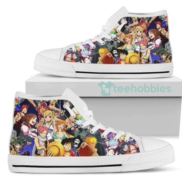 favorite anime characters sneakers high top shoes fan nh09 2 16lMi 600x579px Favorite Anime Characters Sneakers High Top Shoes Fan NH09