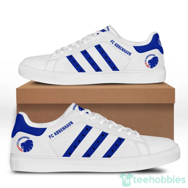 fc kobenhavn blue stripe low top skate shoes 1 f9JXv 600x600px Fc Kobenhavn Blue Stripe Low Top Skate Shoes