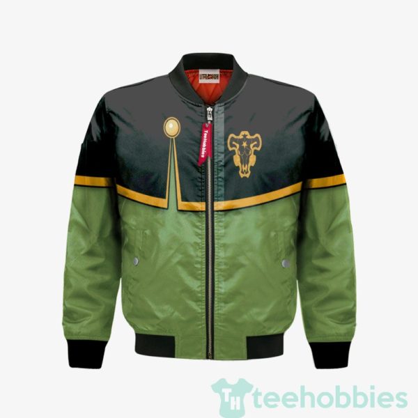 finral roulacase custom black clover cosplay bomber jacket 1 EOrVr 600x600px Finral Roulacase Custom Black Clover Cosplay Bomber Jacket