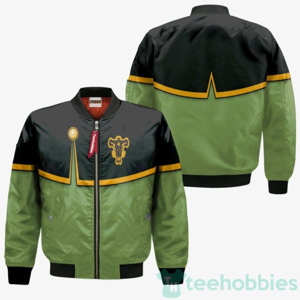 finral roulacase custom black clover cosplay bomber jacket 3 1hVQ4 600x600px Finral Roulacase Custom Black Clover Cosplay Bomber Jacket