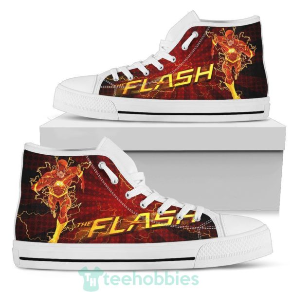 flash sneakers super heroes high top shoes fan gift 3 l7kS0 600x600px Flash Sneakers Super Heroes High Top Shoes Fan Gift
