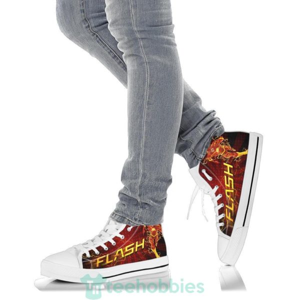flash sneakers super heroes high top shoes fan gift 5 FSa1p 600x600px Flash Sneakers Super Heroes High Top Shoes Fan Gift