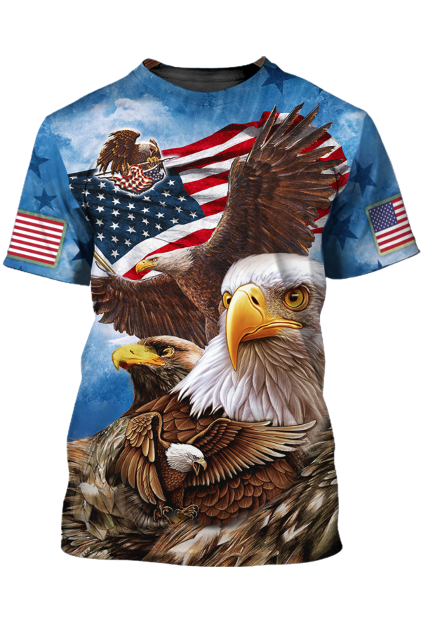 flying bald eagle american pride tshirt eagle lover tshirt4f50k 600x900px American Flag Flying Bald Eagle American Pride 3D T Shirt