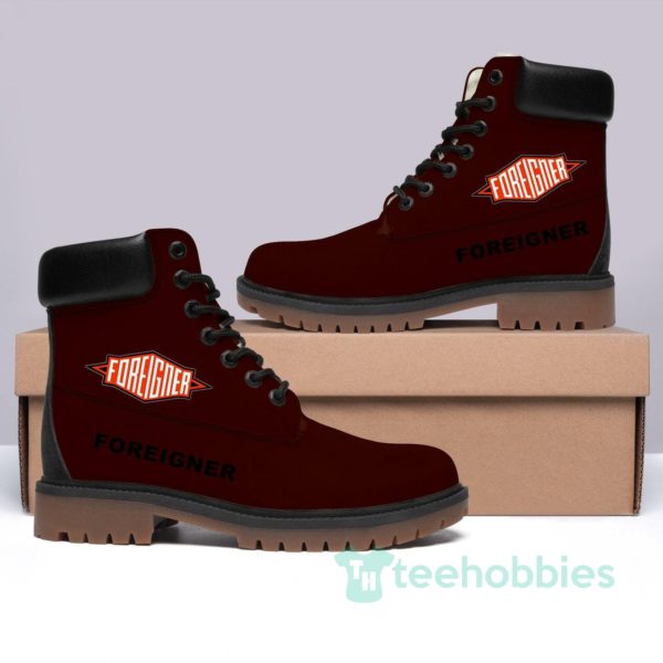 foreigner rock band leather boots men women shoes 1 bUYWy 600x600px Foreigner Rock Band Leather Boots Men Women Shoes