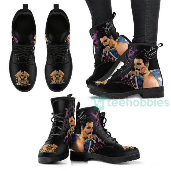 freddie mercury queen leather boots shoes 1 cePkq 600x600px Freddie Mercury Queen Leather Boots Shoes