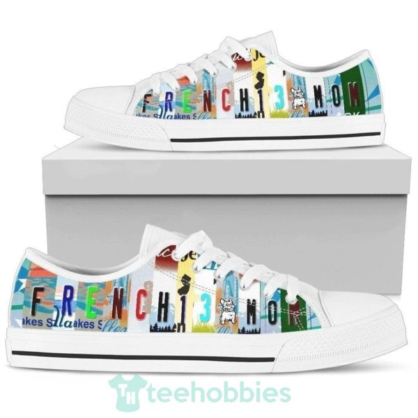 frenchie mom low top shoes french bulldog lover 1 HlbXm 600x600px Frenchie Mom Low Top Shoes French Bulldog Lover