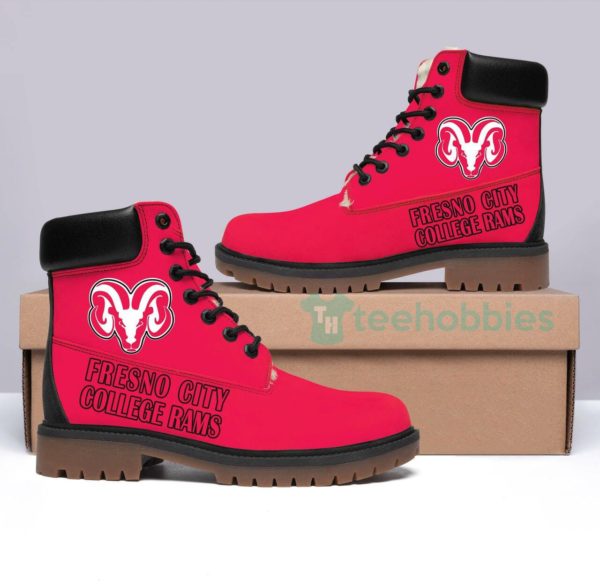 fresno city college rams football winter leather boots 1 9qGG7 600x585px Fresno City College Rams Football Winter Leather Boots