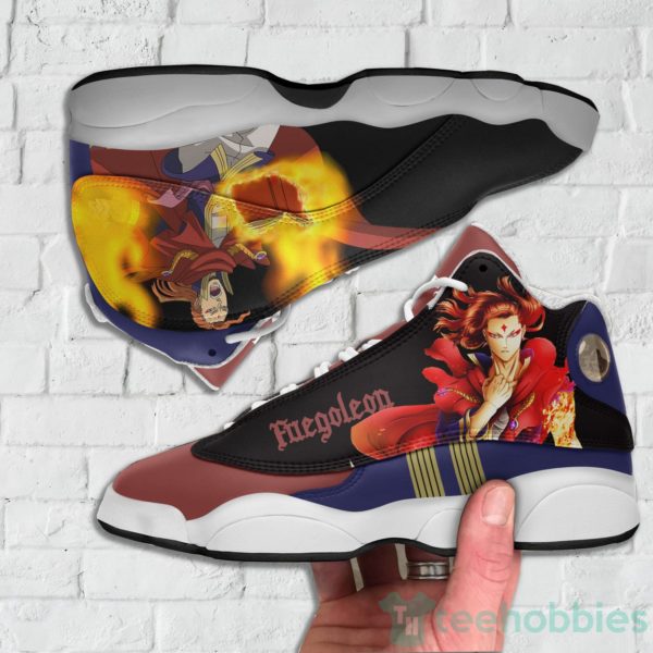 fuegoleon vermillion custom black clover anime air jordan 13 shoes 3 xydRP 600x600px Fuegoleon Vermillion Custom Black Clover Anime Air Jordan 13 Shoes