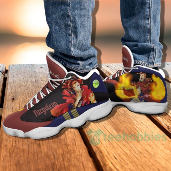 fuegoleon vermillion custom black clover anime air jordan 13 shoes 4 QnAck 600x600px Fuegoleon Vermillion Custom Black Clover Anime Air Jordan 13 Shoes
