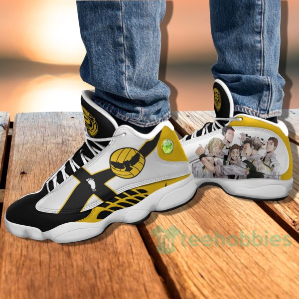 fukurodani academy custom haikyuu anime air jordan 13 shoes 4 sDlql 600x600px Fukurodani Academy Custom Haikyuu Anime Air Jordan 13 Shoes