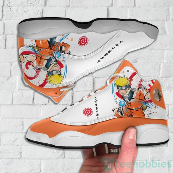 fury of the rasengan custom naruto anime air jordan 13 shoes 3 1IF9H 600x600px Fury of the Rasengan Custom Naruto Anime Air Jordan 13 Shoes