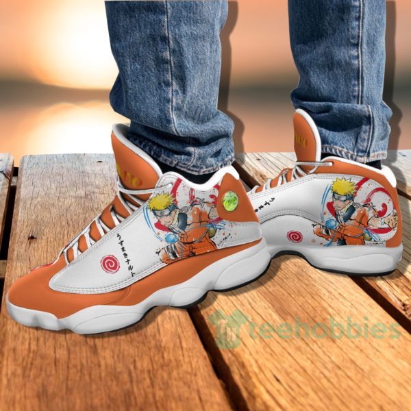 fury of the rasengan custom naruto anime air jordan 13 shoes 4 D72gz 600x600px Fury of the Rasengan Custom Naruto Anime Air Jordan 13 Shoes