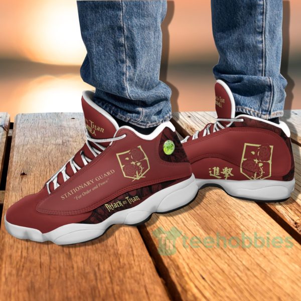 garrison custom attack on titan anime air jordan 13 shoes 4 GDLYA 600x600px Garrison Custom Attack On Titan Anime Air Jordan 13 Shoes