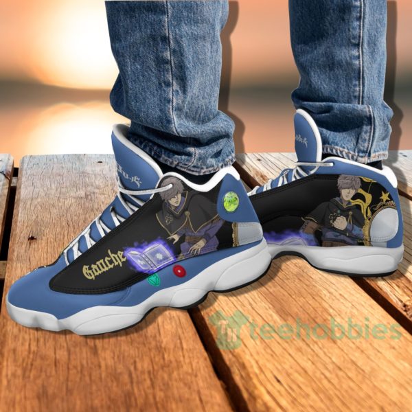 gauche adlai custom black clover anime air jordan 13 shoes 4 M3CaY 600x600px Gauche Adlai Custom Black Clover Anime Air Jordan 13 Shoes