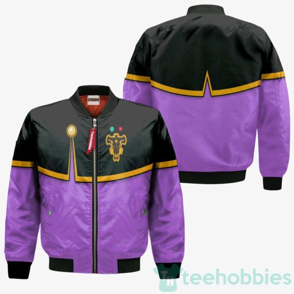 gauche adlai custom black clover cosplay bomber jacket 3 K55Xn 600x600px Gauche Adlai Custom Black Clover Cosplay Bomber Jacket