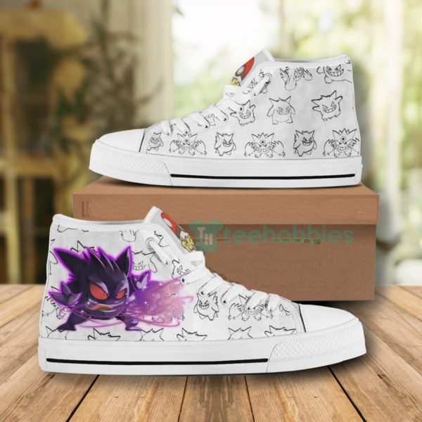 gengar high top canvas shoes custom pokemon 1 7KdYF 600x600px Gengar High Top Canvas Shoes Custom Pokemon