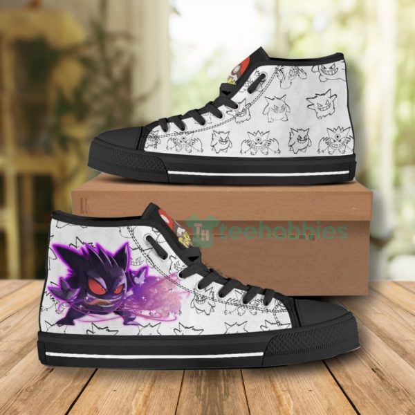 gengar high top canvas shoes custom pokemon 2 oE77s 600x600px Gengar High Top Canvas Shoes Custom Pokemon