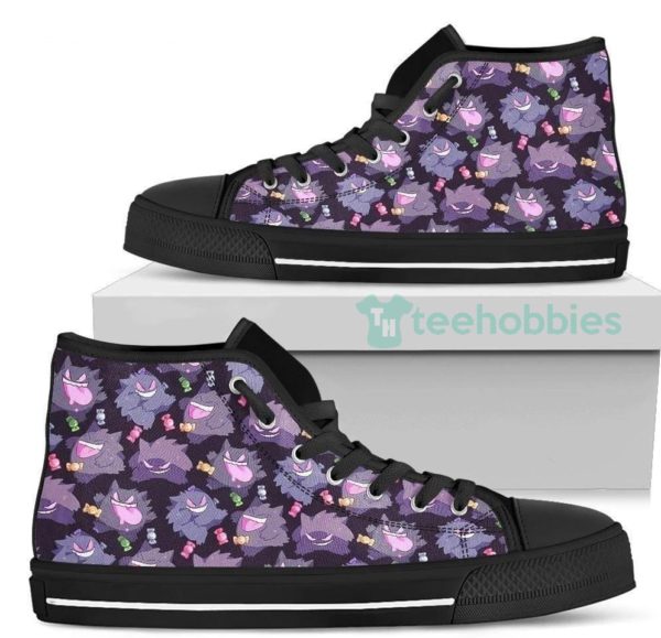 gengar shoes high top gift for poke fan 1 VihH1 600x579px Gengar Shoes High Top Gift For Poke Fan