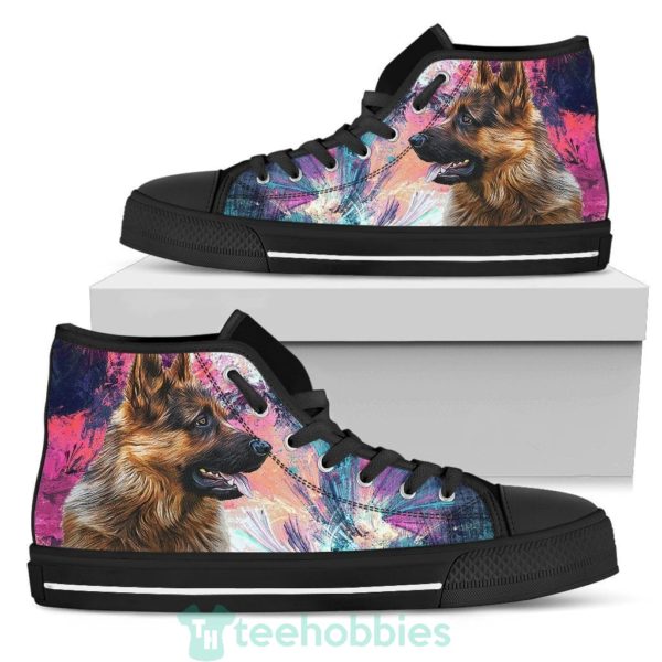 german shepherd dog sneakers colorful high top shoes 2 8GtzV 600x600px German Shepherd Dog Sneakers Colorful High Top Shoes