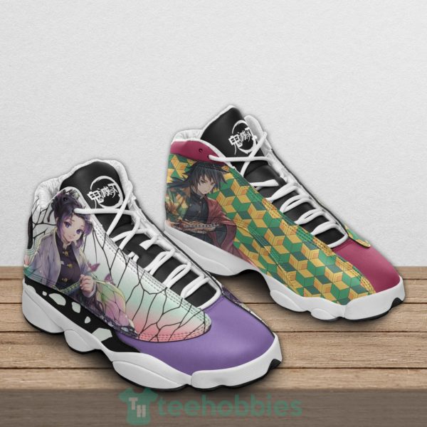 giyuu and shinobu custom kny anime air jordan 13 shoes 2 5EzQx 600x600px Giyuu And Shinobu Custom KNY Anime Air Jordan 13 Shoes