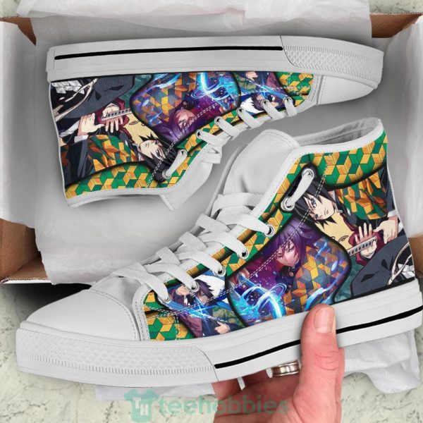 giyuu demon slayer sneaker high top shoes anime fan 2 k2aoV 600x600px Giyuu Demon Slayer Sneaker High Top Shoes Anime Fan
