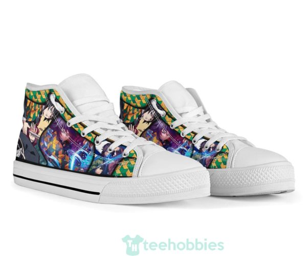 giyuu demon slayer sneaker high top shoes anime fan 3 6vvu3 600x500px Giyuu Demon Slayer Sneaker High Top Shoes Anime Fan