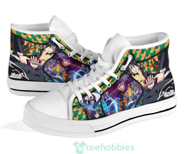 giyuu demon slayer sneaker high top shoes anime fan 4 1qpwo 600x500px Giyuu Demon Slayer Sneaker High Top Shoes Anime Fan