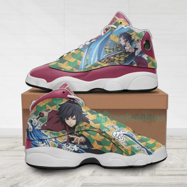 giyuu tomioka custom kny anime air jordan 13 shoes 1 ExW3Q 600x600px Giyuu Tomioka Custom KNY Anime Air Jordan 13 Shoes