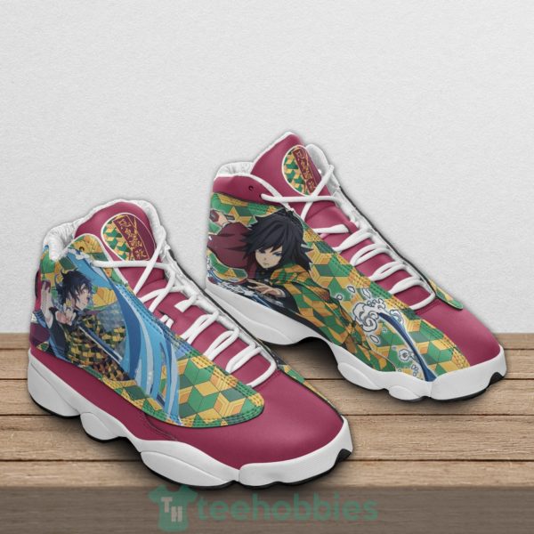 giyuu tomioka custom kny anime air jordan 13 shoes 2 sR2Uc 600x600px Giyuu Tomioka Custom KNY Anime Air Jordan 13 Shoes