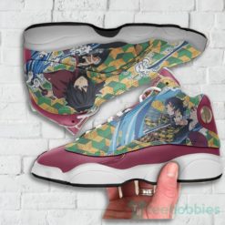 giyuu tomioka custom kny anime air jordan 13 shoes 3 Js4K2 247x247px Giyuu Tomioka Custom KNY Anime Air Jordan 13 Shoes