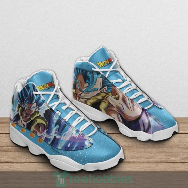 gogeta blue custom dragon ball anime air jordan 13 shoes 2 XkTQ9 600x600px Gogeta Blue Custom Dragon Ball Anime Air Jordan 13 Shoes