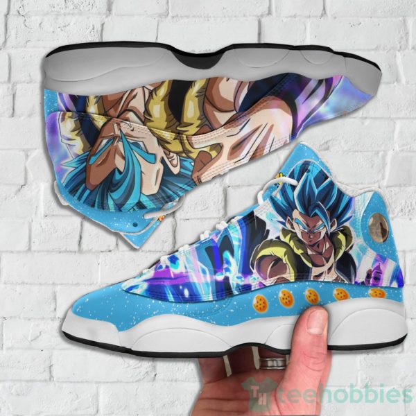 gogeta blue custom dragon ball anime air jordan 13 shoes 3 5NOAt 600x600px Gogeta Blue Custom Dragon Ball Anime Air Jordan 13 Shoes