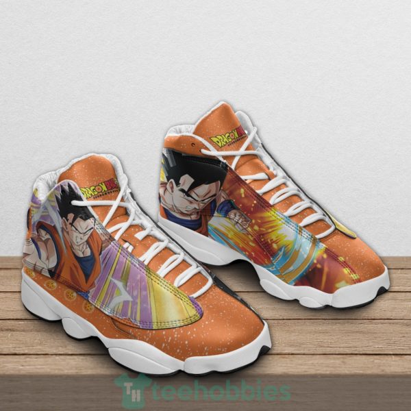 gohan custom mystic dragon ball anime air jordan 13 shoes 2 ywKQQ 600x600px Gohan Custom Mystic Dragon Ball Anime Air Jordan 13 Shoes
