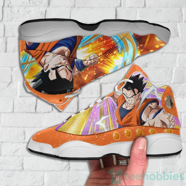 gohan custom mystic dragon ball anime air jordan 13 shoes 3 7XaZJ 600x600px Gohan Custom Mystic Dragon Ball Anime Air Jordan 13 Shoes