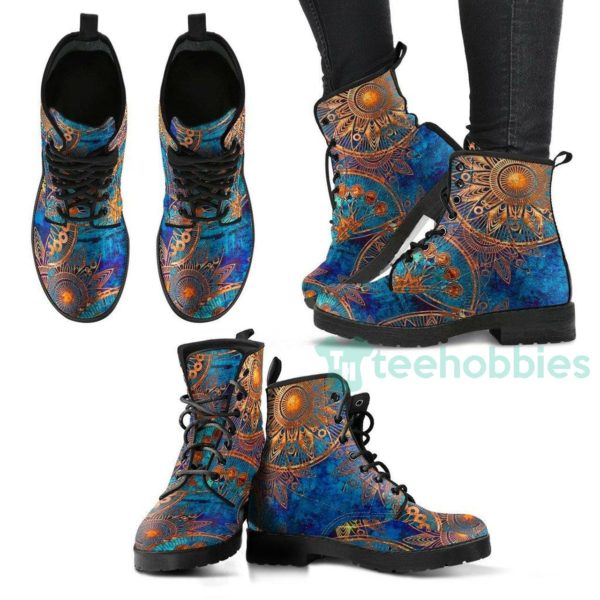 gold oriental leather boots shoes 1 enmb6 600x600px Gold Oriental Leather Boots Shoes