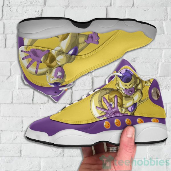 golden frieza custom dragon ball anime air jordan 13 shoes 3 cVorV 600x600px Golden Frieza Custom Dragon Ball Anime Air Jordan 13 Shoes