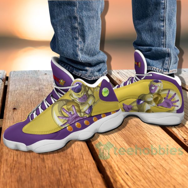 golden frieza custom dragon ball anime air jordan 13 shoes 4 xxS1g 600x600px Golden Frieza Custom Dragon Ball Anime Air Jordan 13 Shoes