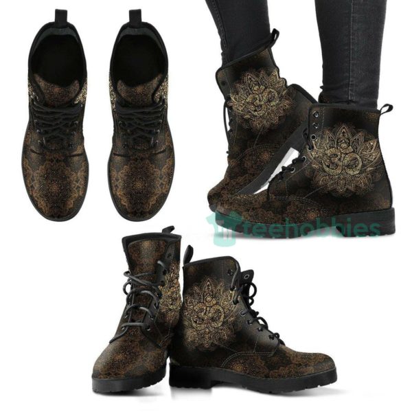 golden om boots fashion leather boots shoes 1 mbiJK 600x600px Golden Om Boots Fashion Leather Boots Shoes