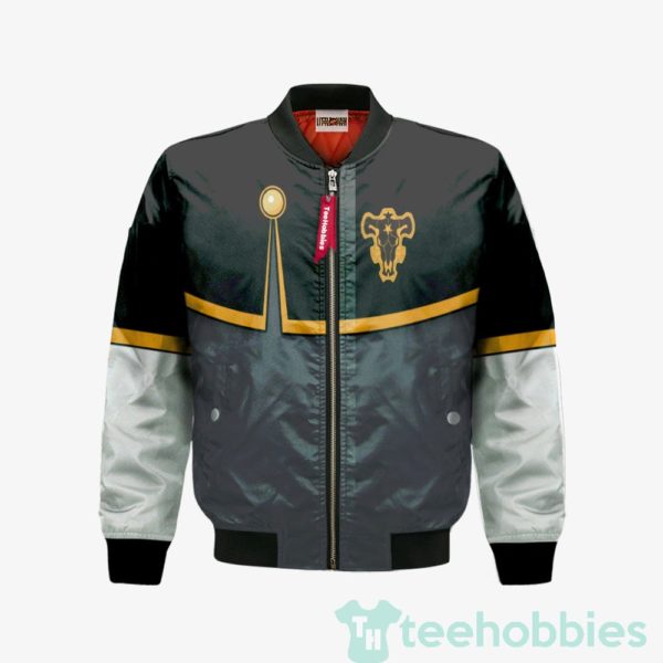 gordon agrippa custom black clover cosplay bomber jacket 1 jo64e 600x600px Gordon Agrippa Custom Black Clover Cosplay Bomber Jacket