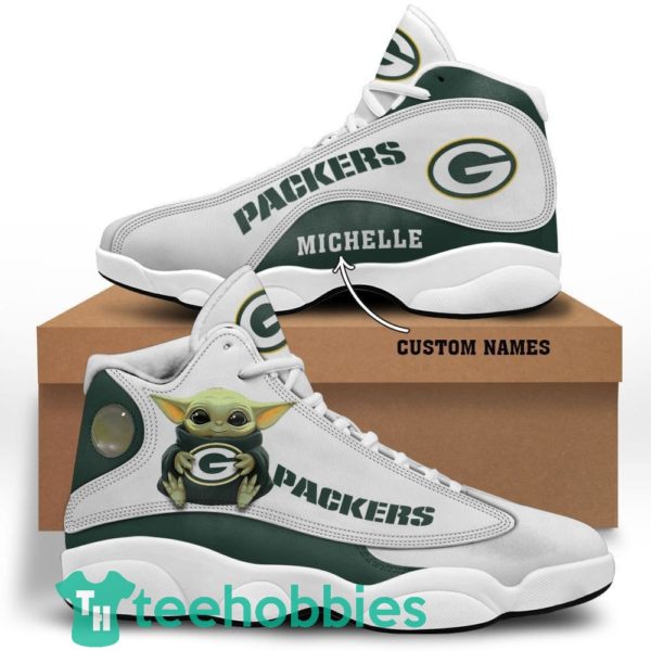 green bay packers grogu baby yoda custom personalised air jordan 13 shoes 1 rNclv 600x600px Green Bay Packers Grogu Baby Yoda Custom Personalised Air Jordan 13 Shoes