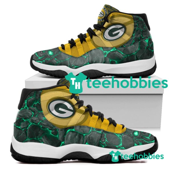 green bay packers logo lava skull air jordan 11 sneakers shoes 1 avEwX 600x600px Green Bay Packers Logo Lava Skull Air Jordan 11 Sneakers Shoes