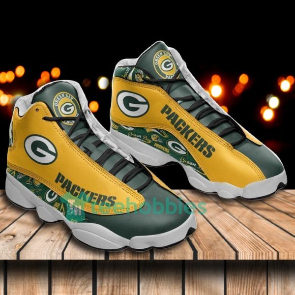 green bay packers yellow air jordan 13 sport sneaker shoes 1 4blQB 600x600px Green Bay Packers Yellow Air Jordan 13 Sport Sneaker Shoes