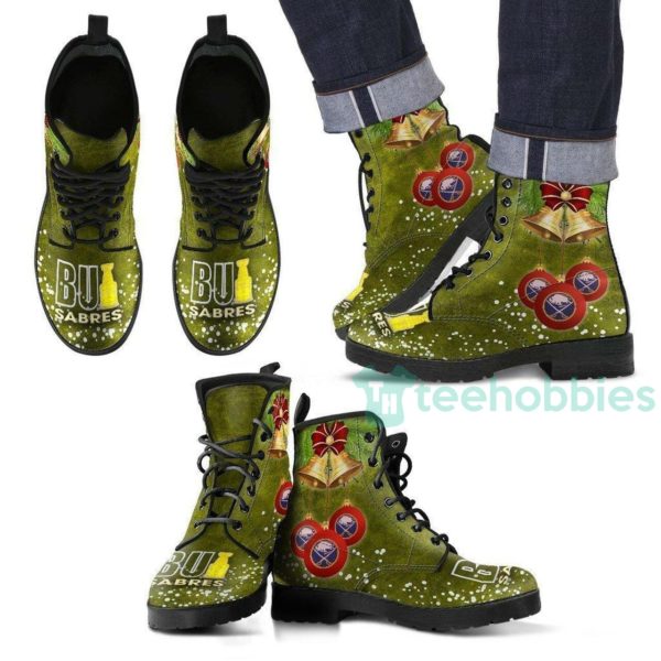 green buffalo sabres leather boots shoes 1 XbBNc 600x600px Green Buffalo Sabres Leather Boots Shoes